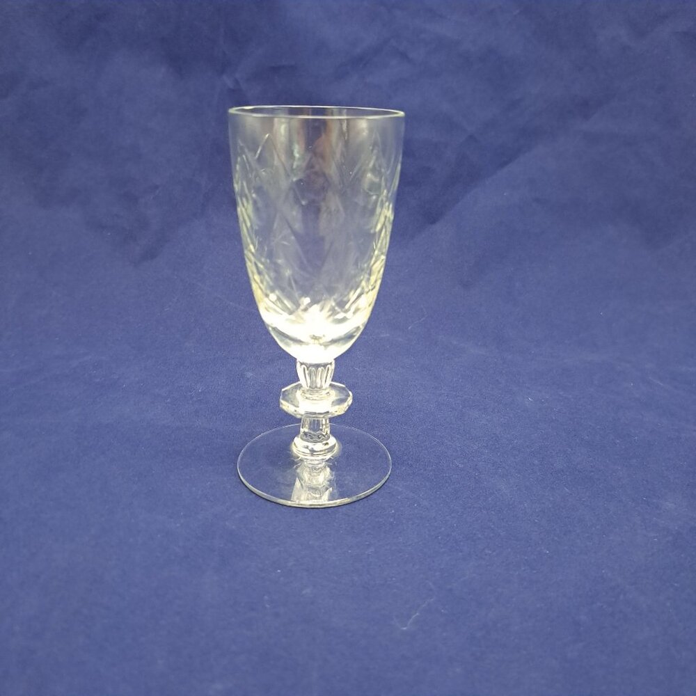 Rock Sharpe Lady Stuart Cordial Glass Vintage